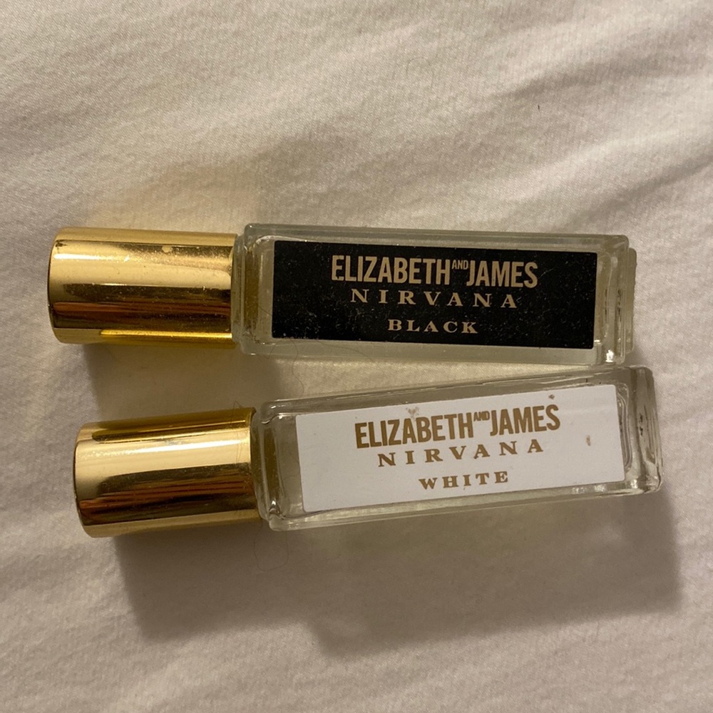 ELIZABETH AND JAMES Nirvana roller balls white and black
